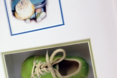 Framed Baby Shoes