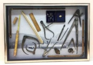 Mariners tools shadow box