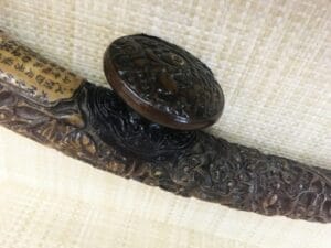 A Cambodian opium pipe