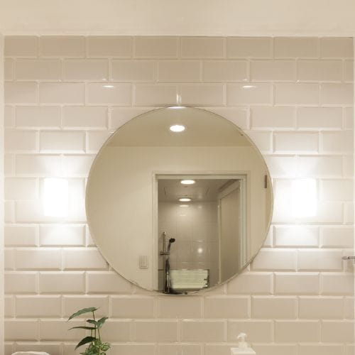 polished edge mirror